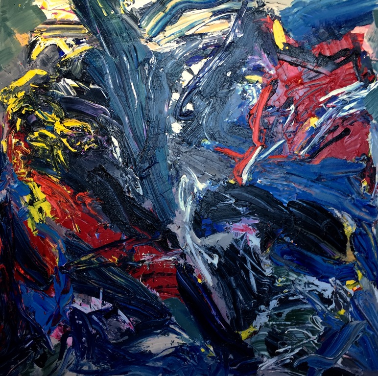 ORIGINEEL- LET ME BE A BOY AGAIN #17 - RICK TRIEST - OLIEVERF - 120X120 kopen? Bied vanaf 350!