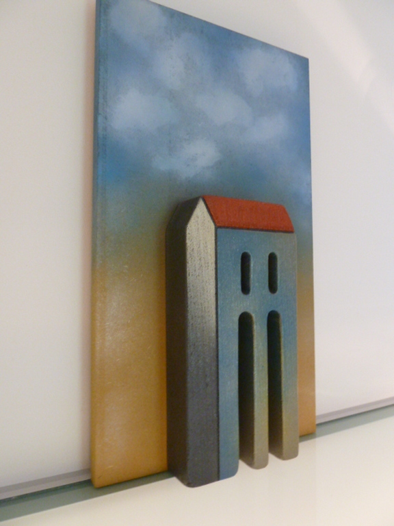 Stenen relief “Toscaans tafereel” op paneel  kopen? Bied vanaf 1!