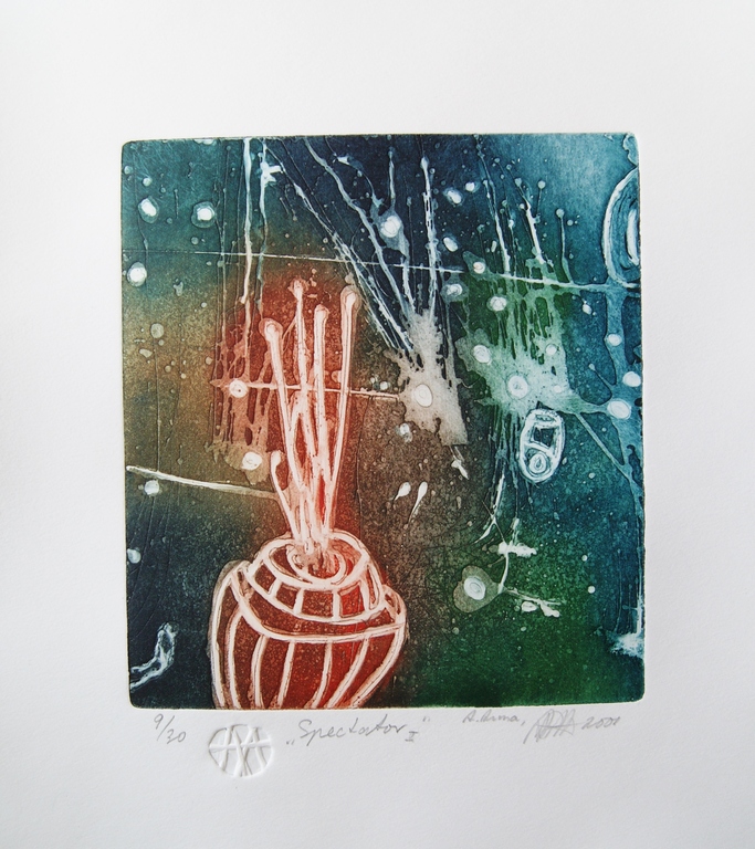 Ad Arma kleuren ets 'Spectator I' - 2001 kopen? Bied vanaf 45!