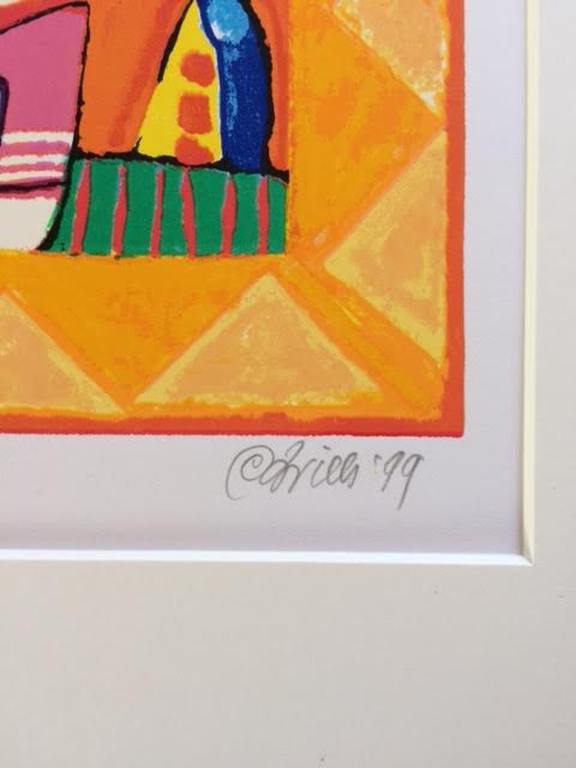 Clemens Briels, Zeer exclusieve kleuren zeefdruk ( Ingelijst ) kopen? Bied vanaf 99!