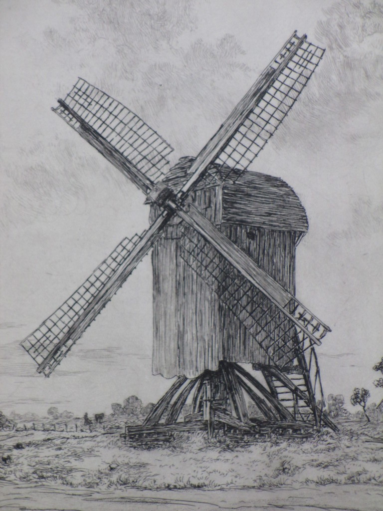 Johan Hemkes, Standaardmolen Ter Haar, Ets kopen? Bied vanaf 50!