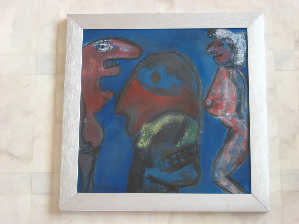 Anton Martineau (1926 - 2017). Gouache. Naakten. kopen? Bied vanaf 85!