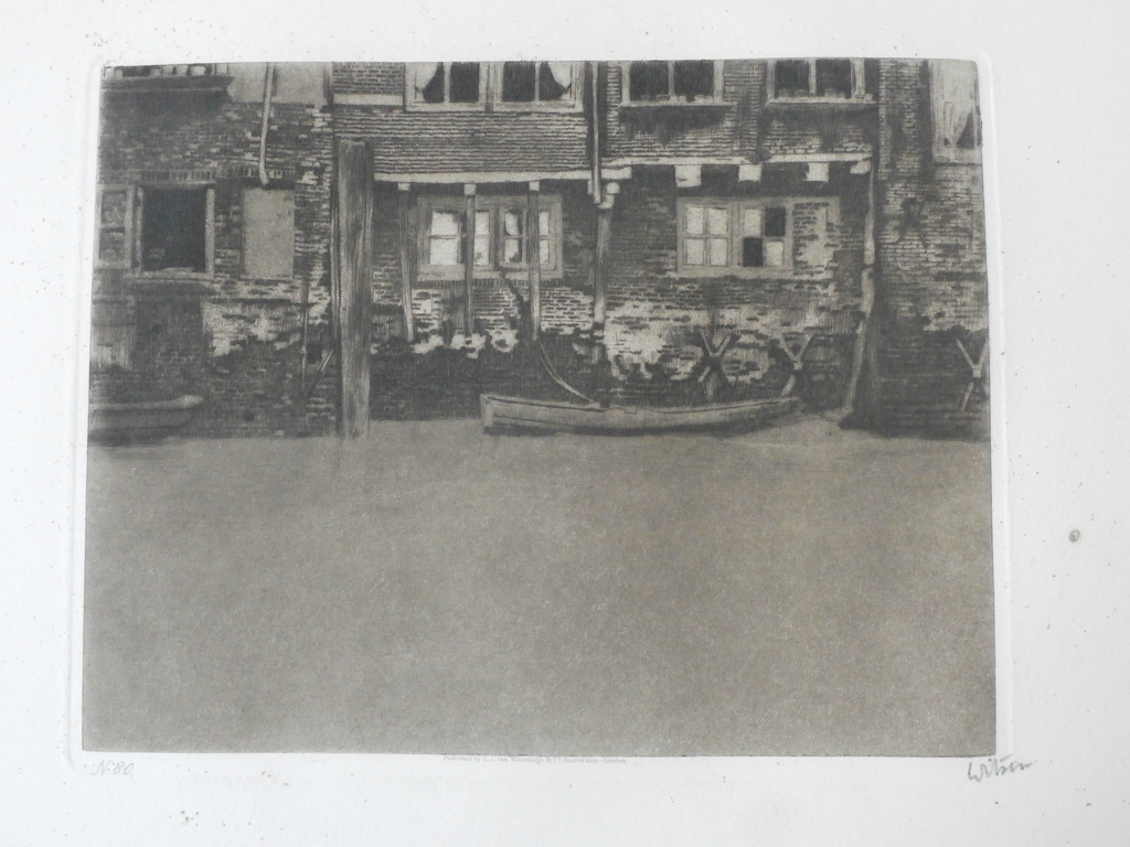 Willem Witsen - ets: Voorstraat Dordrecht kopen? Bied vanaf 160!