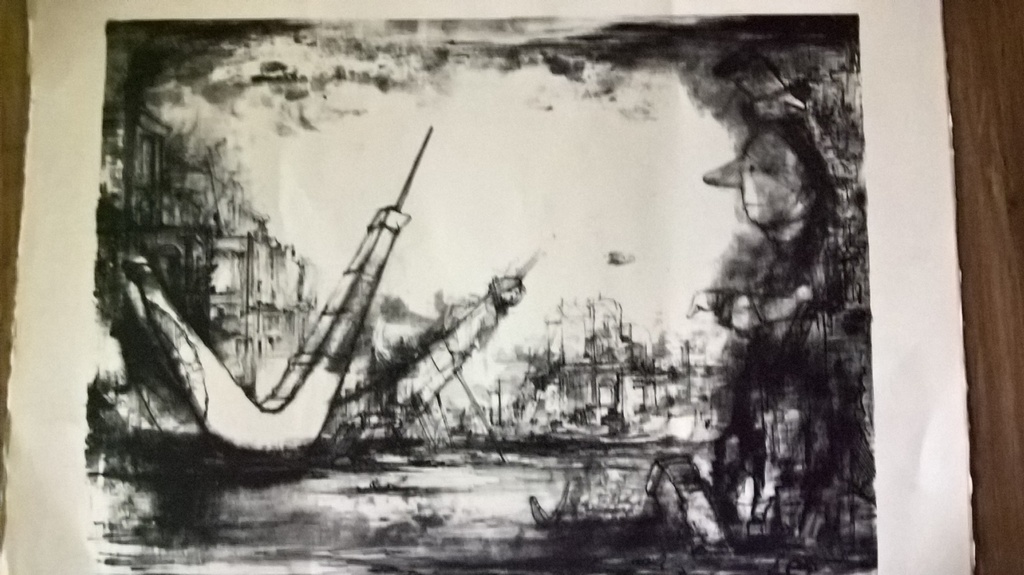 Dirkje Kuik, litho, Casanova schrijft memoires verkocht voor € 45!