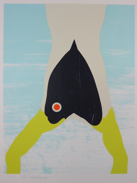 Han Schuil: Zeefdruk/Litho, Z.T. verkocht voor € 150!