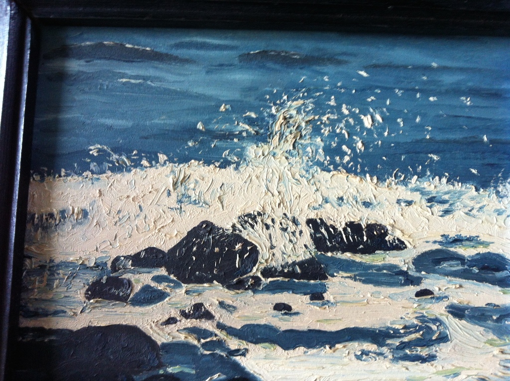 Johannes Baptista Crol, olieverf op board, zeegezicht uit 1937 kopen? Bied vanaf 1!