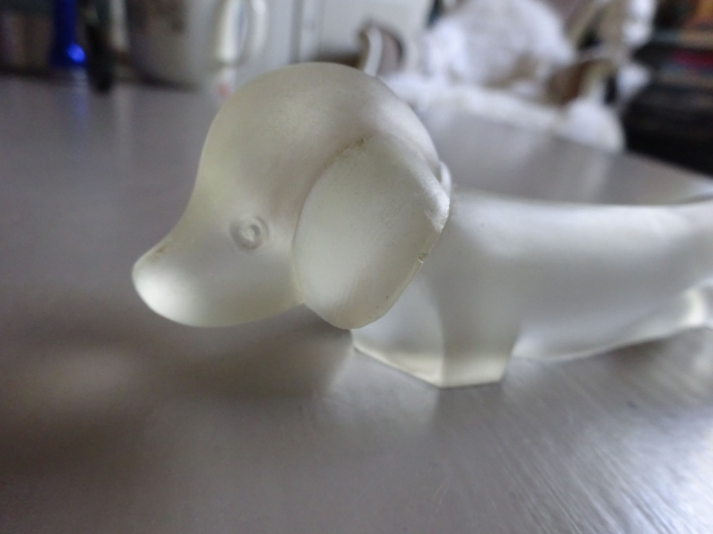 Lucienne Bloch- frosted pers glas- Taxhond kopen? Bied vanaf 15!