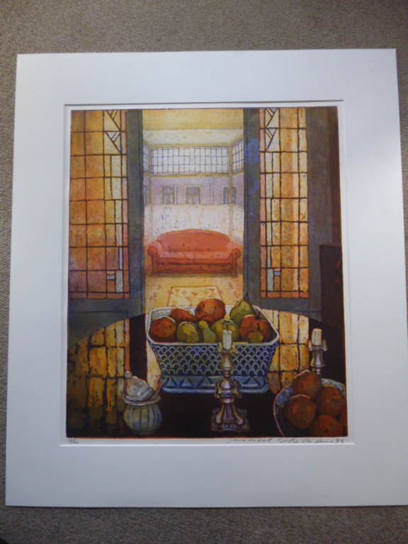 Marcel Schellekens - kleurenets - Stilleven met fruit in interieur kopen? Bied vanaf 175!