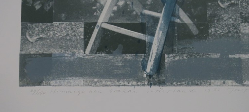 Joseph Cals: Zeefdruk, Hommage aan Graham Sutherland kopen? Bied vanaf 35!