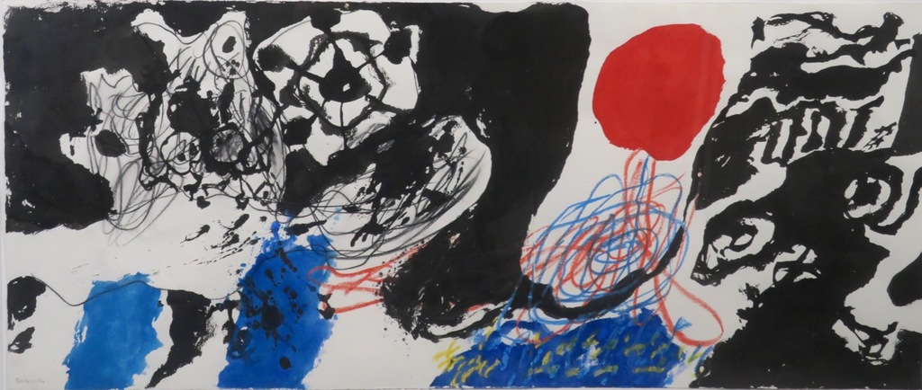 Jef Diederen: Gouache en Krijt, Z.T. - Ingelijst (Groot) kopen? Bied vanaf 500!