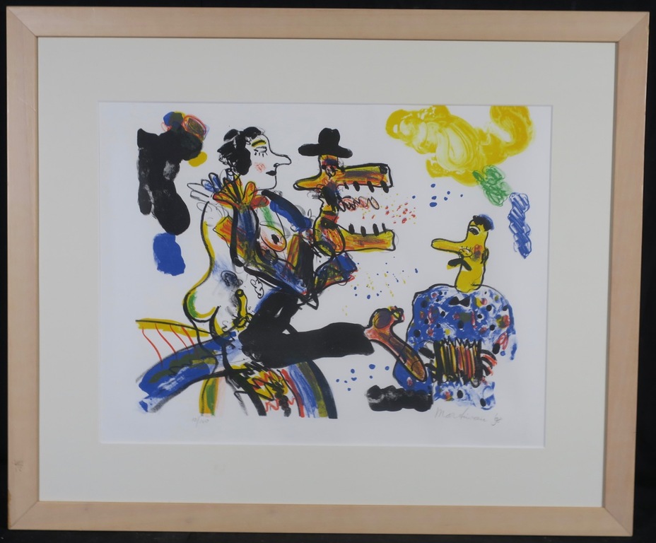 Anton Martineau: Litho, Tango III - Ingelijst kopen? Bied vanaf 50!
