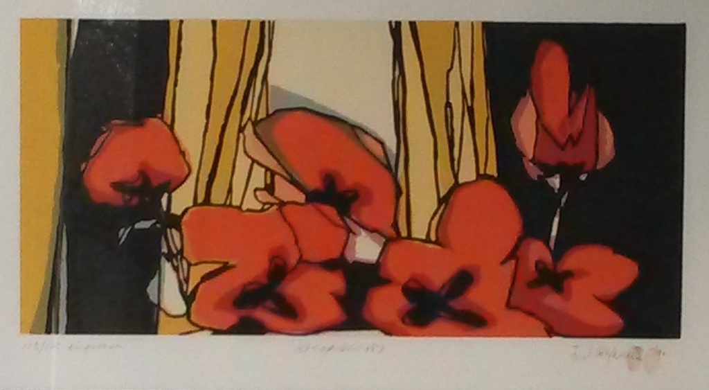 Fon Klement, Les Coquelicots boarddruk verkocht voor € 225!