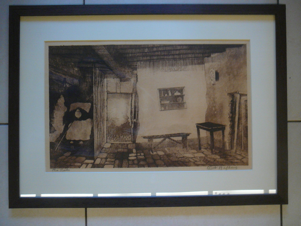 2 etsen van Mie Peels (Pils) en de Aalsterhut door Constant Nefkens  kopen? Bied vanaf 200!