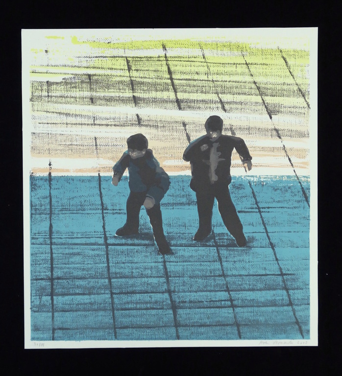 Koen Vermeule: Zeefdruk, Twee jongens verkocht voor € 60!