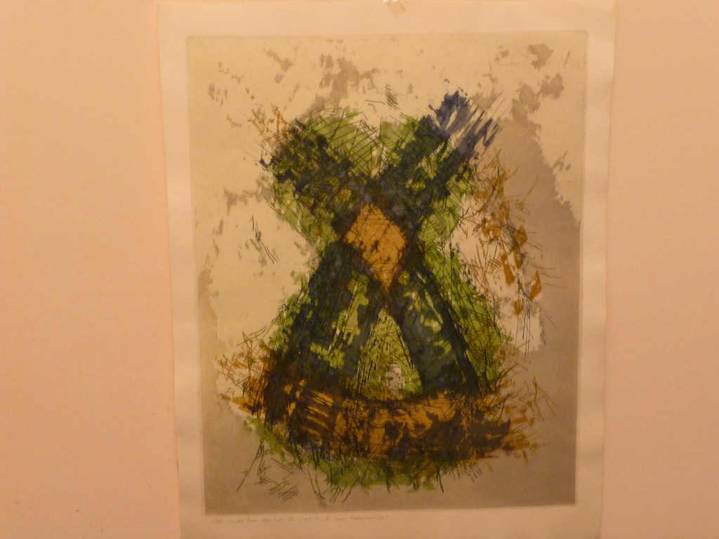 Cees van der Veer; ets/aquatint; Windmills near Palmsprings kopen? Bied vanaf 35!