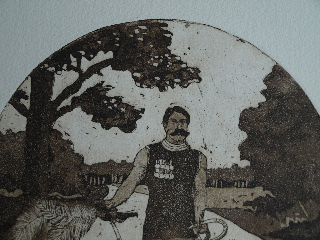 Leentje Linders : Ets en aquatint , De overwinnaar - 1977 kopen? Bied vanaf 25!