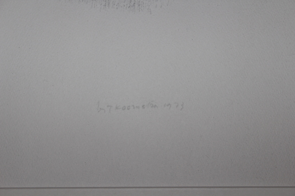 Litho Voorstelling van een figuur in landscha kopen? Bied vanaf 50!