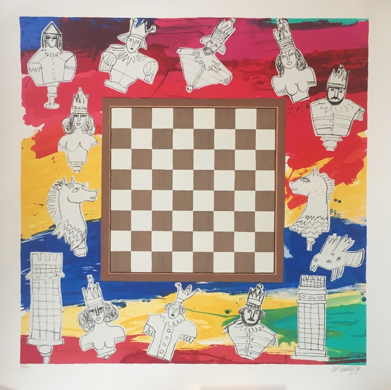 Corneille, groot formaat zeefdruk, gesigneerd verkocht voor € 110!