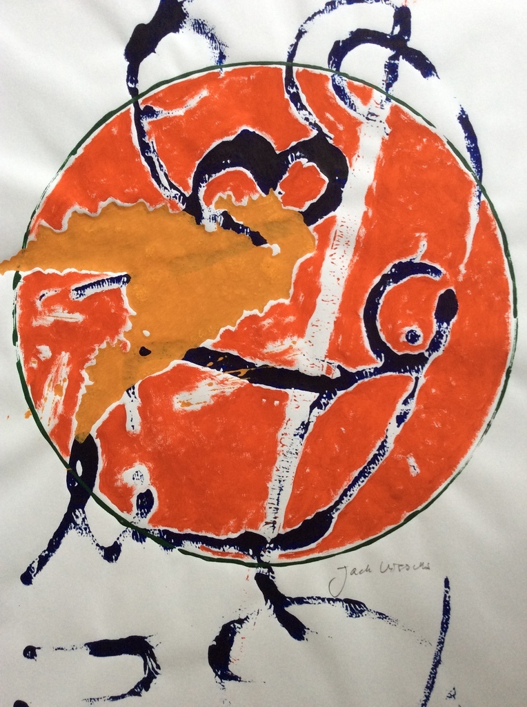 Jack Vissers - Acryl op papier, gesigneerd kopen? Bied vanaf 1!