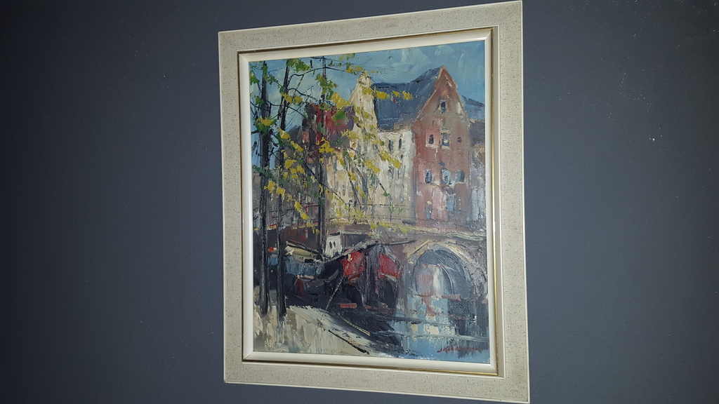 Jan Kelderman (1914-1990) - olieverf op doek (50x60), gesigneerd r.o.  kopen? Bied vanaf 59!