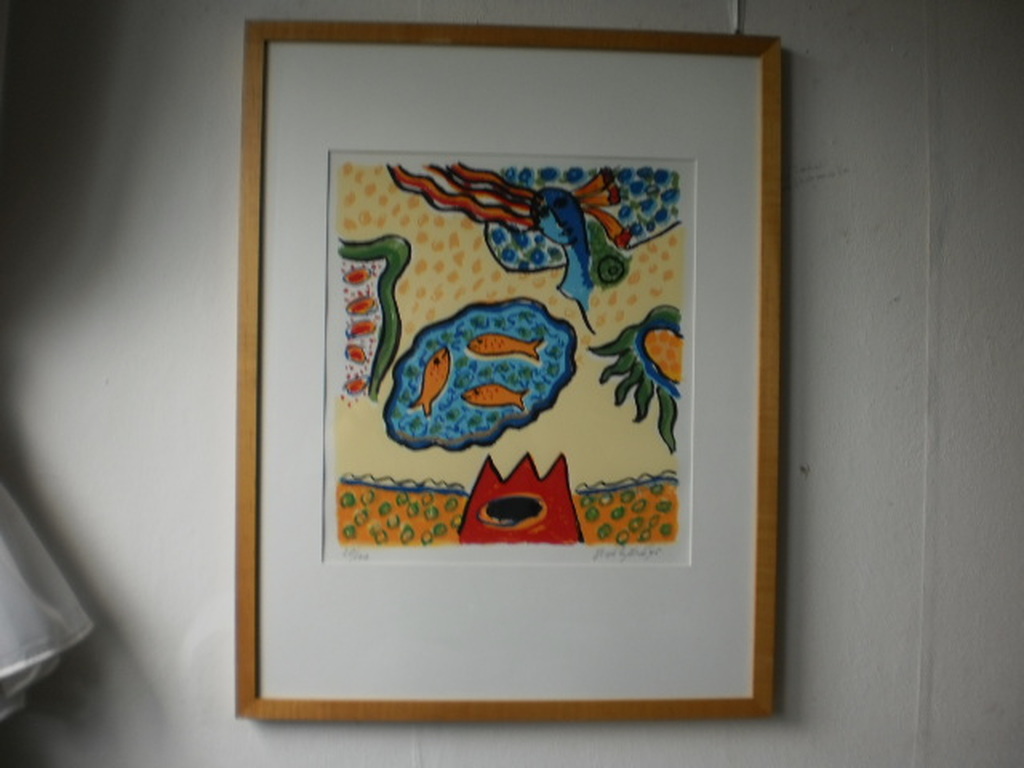 Keimpe Kootstra, Zeefdruk, Tuinen van geluk ( nr: 1) verkocht voor € 60!