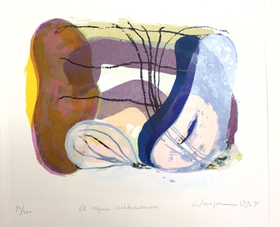 Darja Vos:Zeefdruk, El aqua subterrenea kopen? Bied vanaf 15!