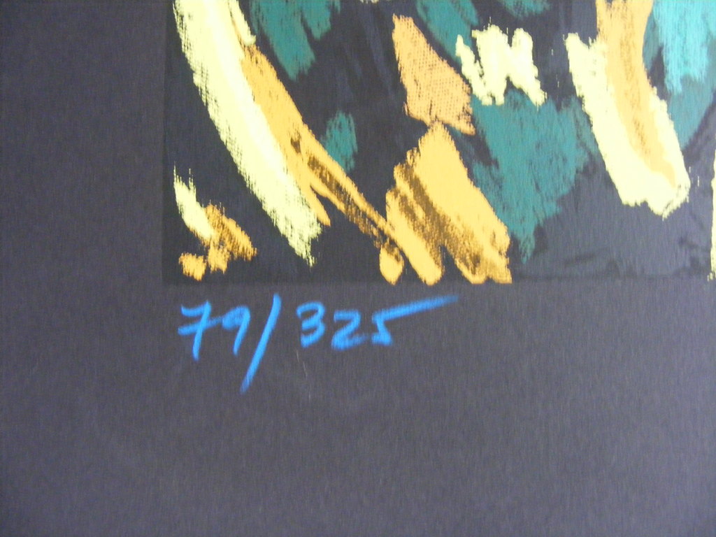 Anca Ionescu, "Rest", grote originele en bijzonder fraaie zeefdruk, gesigneerd kopen? Bied vanaf 250!