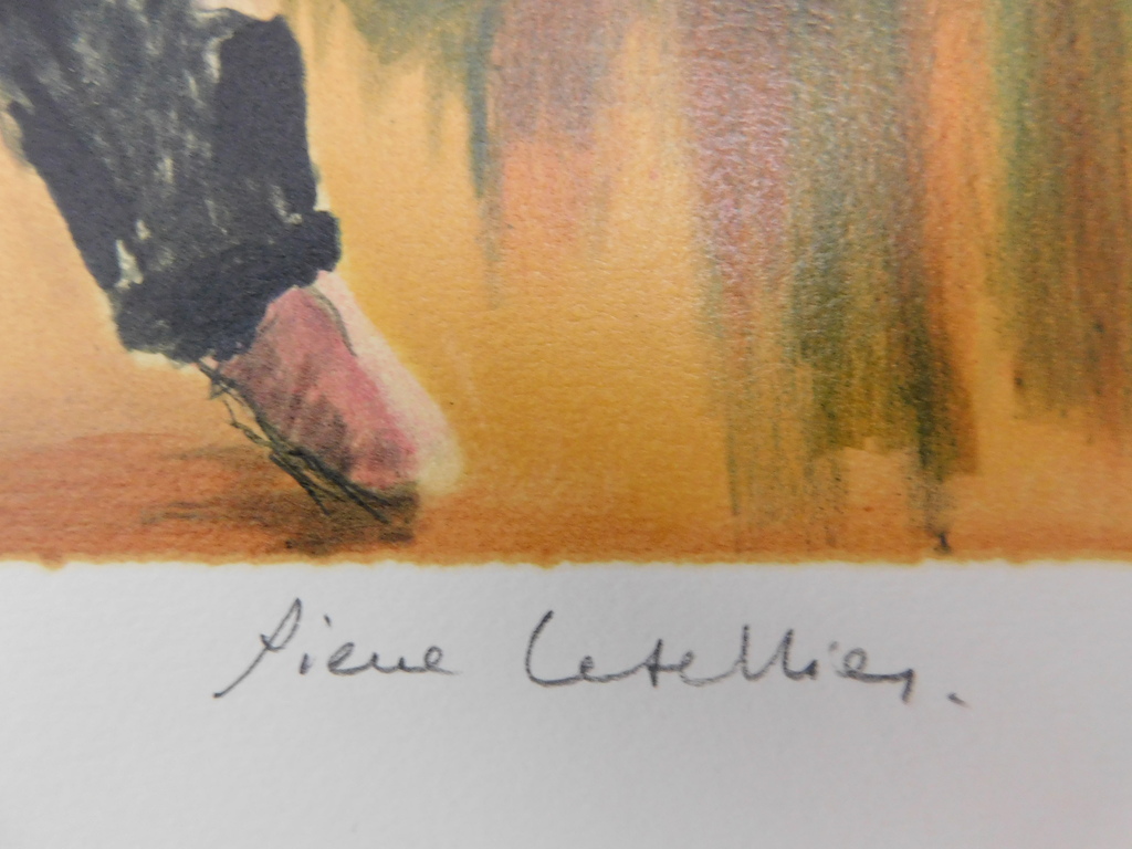 Pierre Letellier - Kleurenlitho - Ballerinas kopen? Bied vanaf 25!