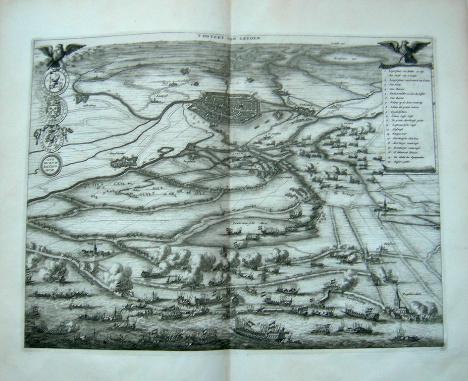 Anoniem, ets/gravure: 't Ontzet van Leyden, 1574 kopen? Bied vanaf 5!