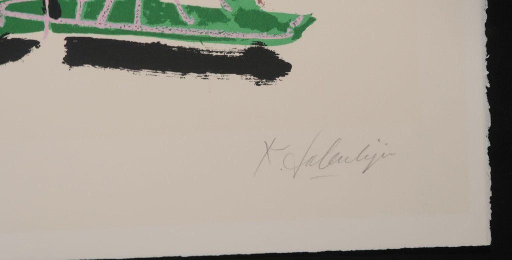 Kees Salentijn: Zeefdruk, Hommage a Van Gogh III kopen? Bied vanaf 35!