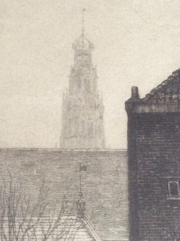 Johannes Josseaud 1880-1935 Ets  kopen? Bied vanaf 60!