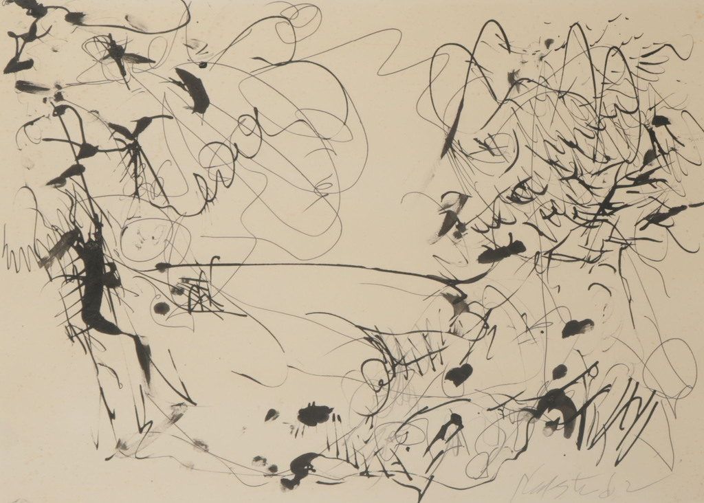 Ger Lataster: Inkttekening, Z.T. II - Ingelijst kopen? Bied vanaf 320!