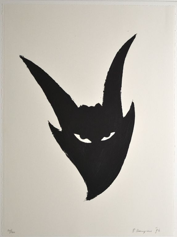 Fons Haagmans: Litho. Fantasiehoofd kopen? Bied vanaf 100!