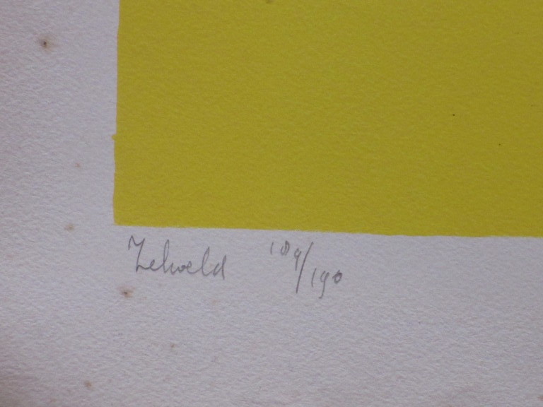 Jakob Zekveld, De bierdrinker, Kleurenlitho kopen? Bied vanaf 40!