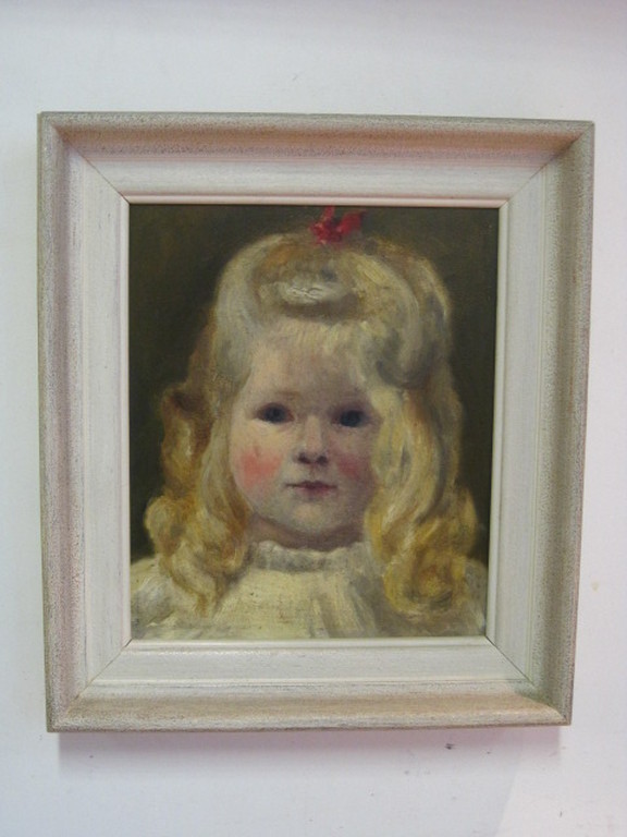 Val. Eechout Witte 1864-1949 olieverf "portret van jong meisje" gesigneerd  kopen? Bied vanaf 1!
