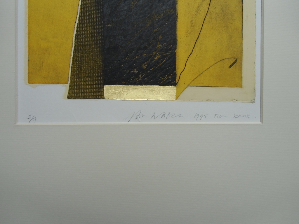 ZONDER TITEL   ///   ETSCOLLAGE MET BLADGOUD kopen? Bied vanaf 40!