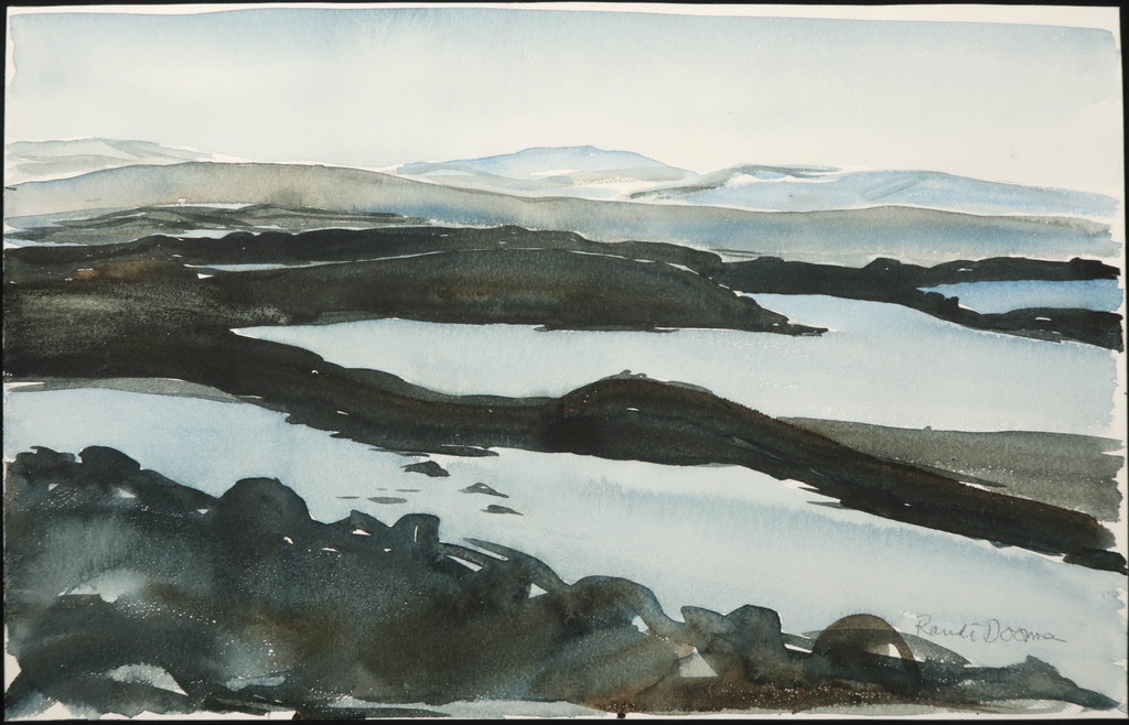 Randi Doorman: Aquarel, Landschap kopen? Bied vanaf 1!