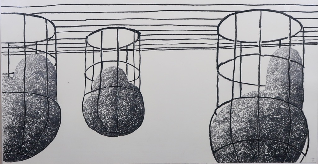 Erik Mattijssen: Potlood- en Krijttekening, 93 H 22 - Ingelijst kopen? Bied vanaf 200!