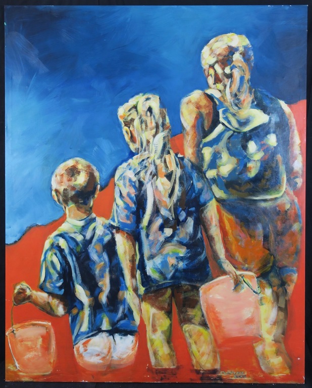 Peter van de Ploeg: Olieverf op doek, Familie (Groot!) kopen? Bied vanaf 100!