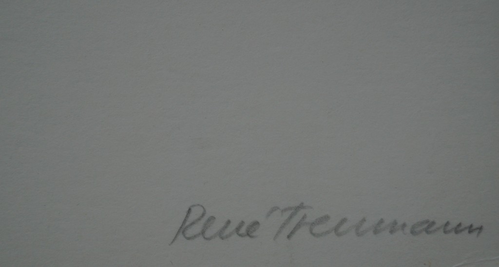 Rene Treumann - gesigneerde typografie  kopen? Bied vanaf 25!