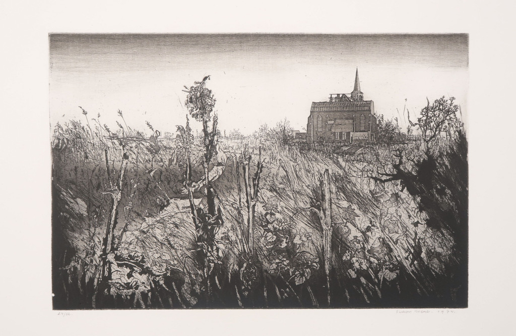Simon Koene: Ets en aquatint, Zonder titel IV verkocht voor € 50!