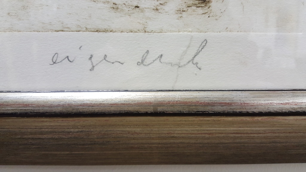 Anton Heyboer, ets Rolstenen 1985 GROOT werk kopen? Bied vanaf 400!