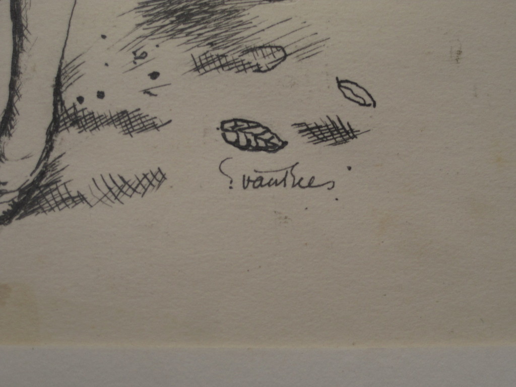 Etie van Rees 1890-1973 - oostind inkt tekening  1920 -  gesigneerd kopen? Bied vanaf 1!