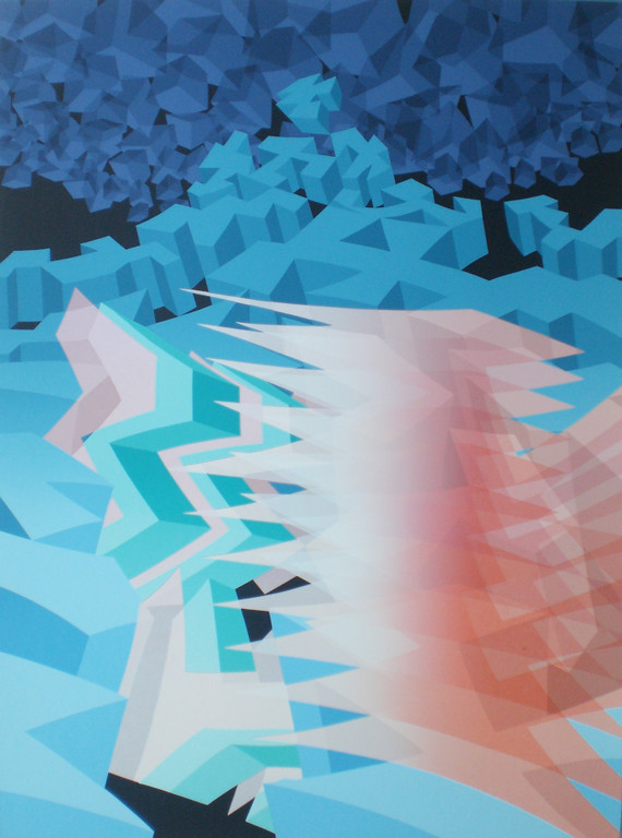 Hans Klaui, 95-4, zeefdruk (ingelijst) verkocht voor € 100!