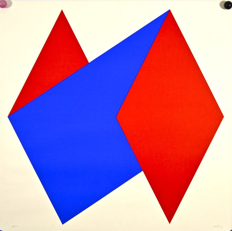 Bob Bonies: Zeefdruk. Abstracte compositie kopen? Bied vanaf 100!