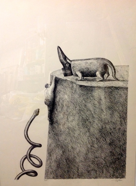 Litho : Roland Topor verkocht voor € 75!