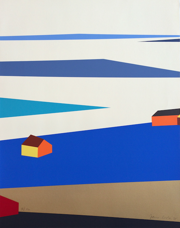 Franco Costa, mooie zeefdruk, Light of Sweden 2, 1977 verkocht voor € 50!