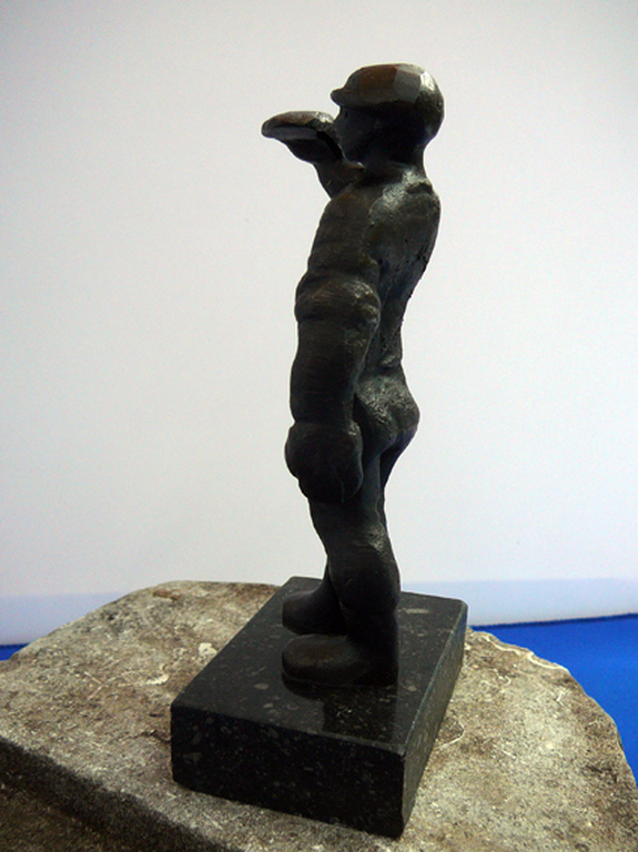 Marlies Noordkamp: 'De Steigerbouwer' -brons 1997- kopen? Bied vanaf 35!