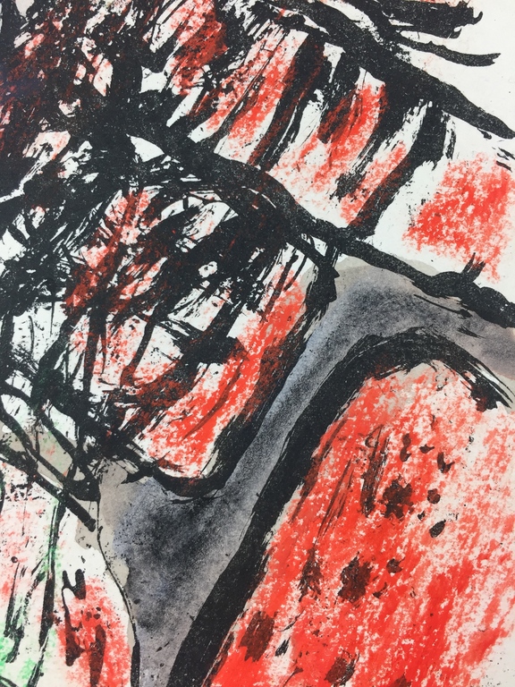 Corneille, Epreuve Aquarellée, 1962 (UNIEK WERK), 'Jardin Errant' kopen? Bied vanaf 1199!