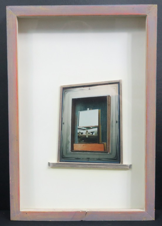Geertjan van Oostende: Collage, Een museum in een museum in een mu.. - Ingelijst verkocht voor € 200!